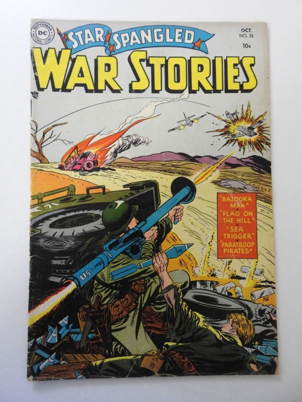 Star Spangled War Stories #26 (1954) VG Cond small piece of tape interior fc