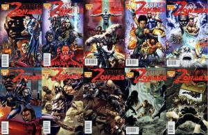 SUPER ZOMBIES (2009 DYNAMITE) 1A-5A,1B-5B COMPLETE SET!