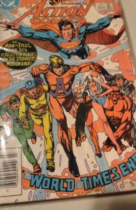 Action Comics #553 Newsstand Edition (1984) Superman