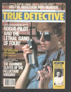 MAG: True Detective 3/1988-RGH-Police woman cover--Missouri Massacre-Violent ...