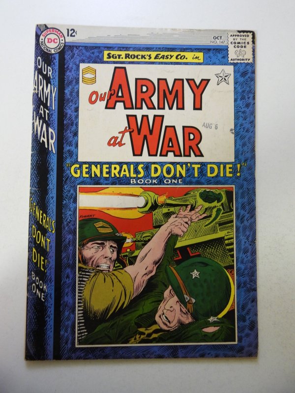 Our Army at War #147 (1964) VG+ Condition