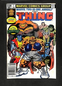 Marvel Two-In-One Annual #7 1st Champion!