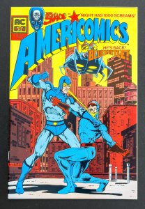 Americomics #3 (1983) - [KEY] Blue Beetle (Garret) vs. Blue Beetle (Kord)! - NM!