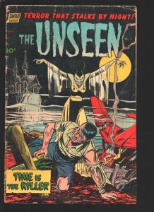 Unseen #7 1952-Standard-Vampires-ghosts-strangulation-deformed hands-Violent ...