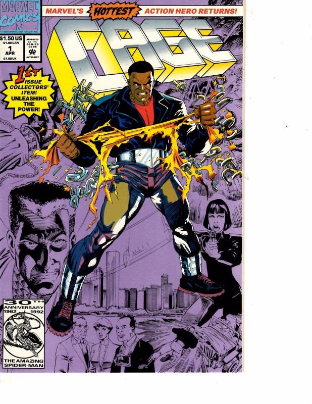 Lot Of 2 Marvel Comic Books Defenders #69 and Cage #1   ON5