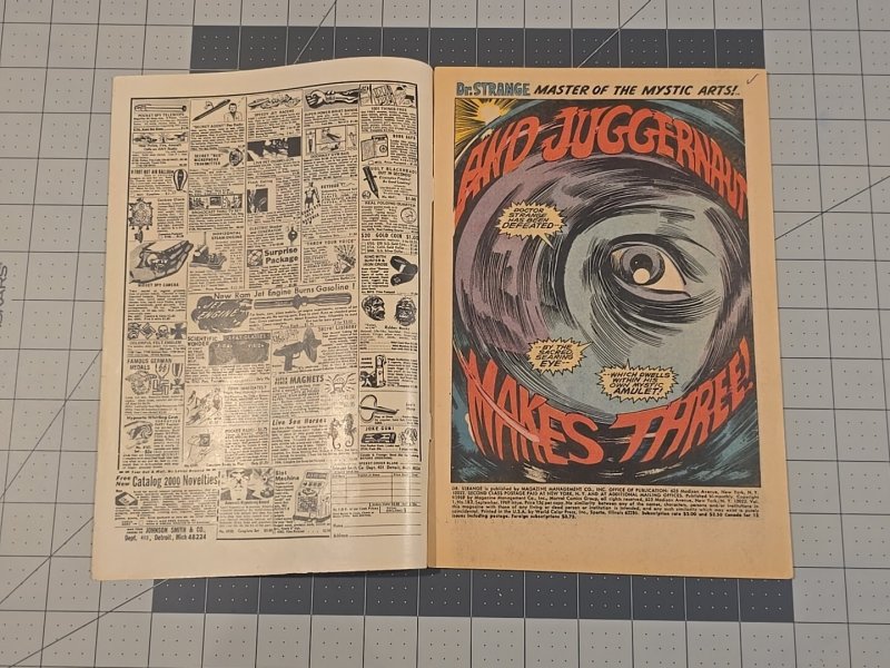 Doctor Strange #182 XMen Crossover Ft. ?Juggernaut Vs Dr Strange 1969 Nightmare