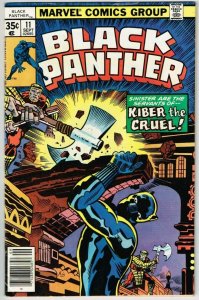 Black Panther #11 (1977) - 5.5 FN- *Kiber the Cruel*