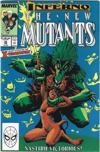The New Mutants #71 through 73 Direct Edition (1989)