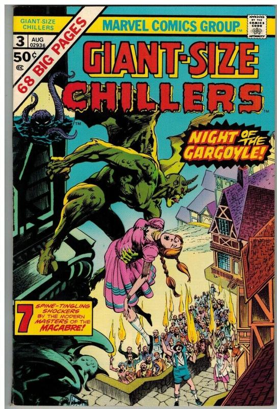 GIANT SIZE CHILLERS 3 F-VF  Aug. 1975 Wrightson