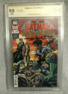 Batman Vs. Ra's al Ghul 1 CBCS 9.8 Neal Adams Signed