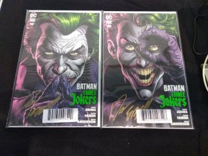 Batman Three Jokers #1-3  Dynamic Forces Variant SIGNED BY JASON FABOK W/ COA