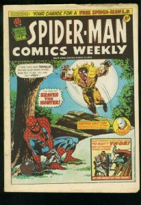 SPIDER-MAN COMICS WEEKLY #7 1973-STEVE DITKO-JACK KIRBY-BRITISH-KRAVEN FN