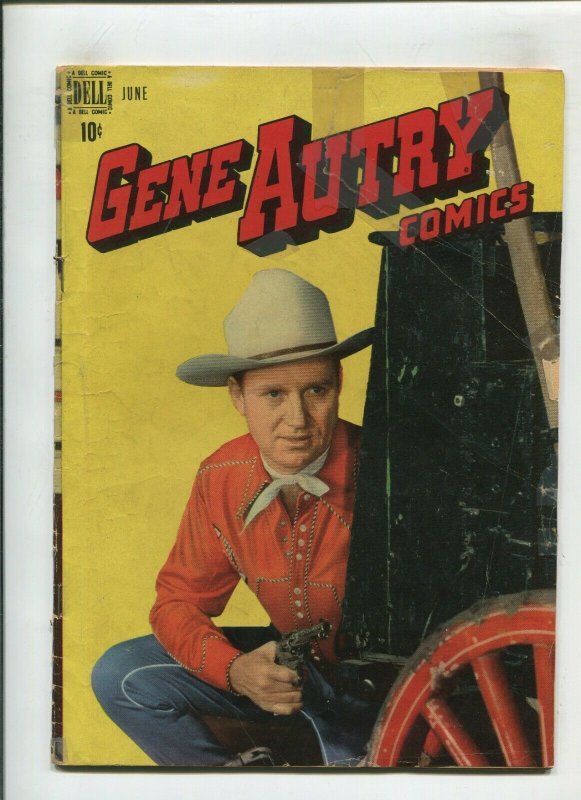 GENE AUTRY COMICS #16 (2.0) SECRET OF SKELETON MOUNTAIN!! 1948