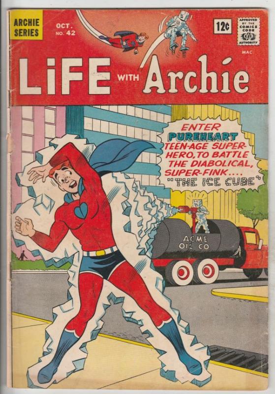 Life with Archie #42 (Oct-66) FN- Mid-Grade Archie, Jughead, Betty, Veronica,...