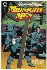 Heavy Hitters Midnight Men #2 July 1992 Epic Comics