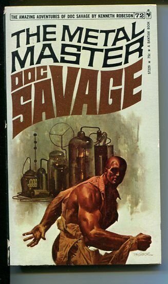 DOC SAVAGE-THE METAL MASTER-#72-ROBESON-FN-FRED PFEIFFER COVER-1ST EDITION FN