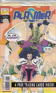 Plasmer #1 (with card) VF ; Marvel UK