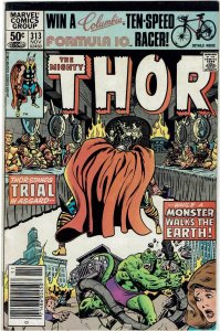 Thor #313 (1966 v1) Odin Balder Loki Newsstand FN+