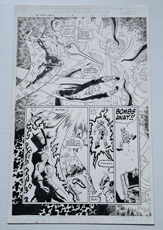 2002 INFINITY ABYSS #6 PAGE #25 JIM STARLIN AL MILGROM ORIGINAL COMIC ART