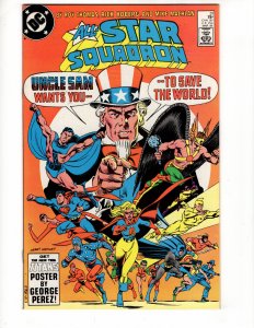 All-Star Squadron #31 Uncle Sam JAM-PACKED GOLDEN AGE SUPER-HEROES ISSUE !!!!