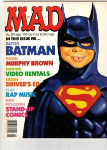 Mad #289 (1989) MAD MAGAZINE ALFRED E BATMAN! LOL FN+ WHAT ME WORRY?