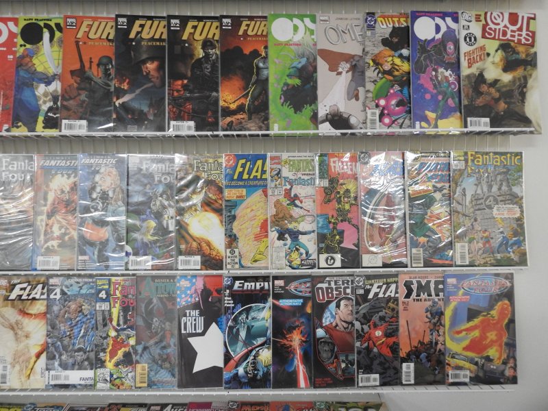 Huge Lot 160+ Comics W/Batman, Flash, Fantastic Four+ Avg Fine+ Condition!!