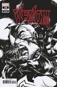 VENOM #28  (2020)  RYAN STEGMAN SKETCH VARIANT COVER MARVEL NM.