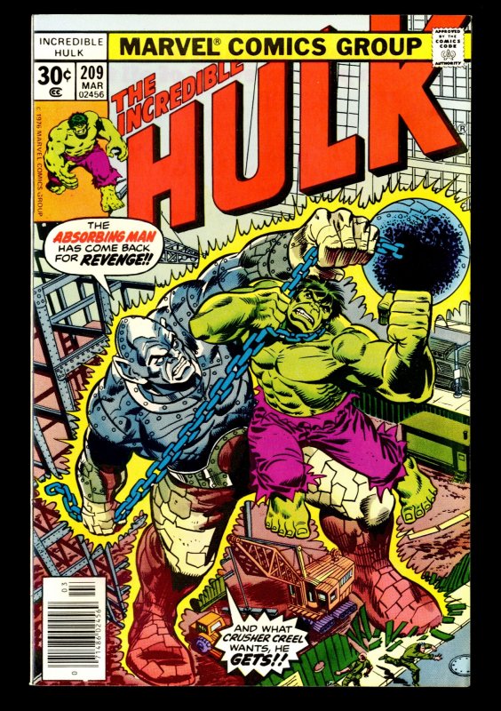 Incredible Hulk (1962) #209 VF/NM 9.0