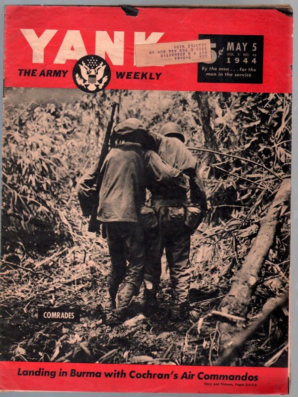 Yank 5/3/1944-Army Weekly-Sad Sack-Burma Air Invasion-VG