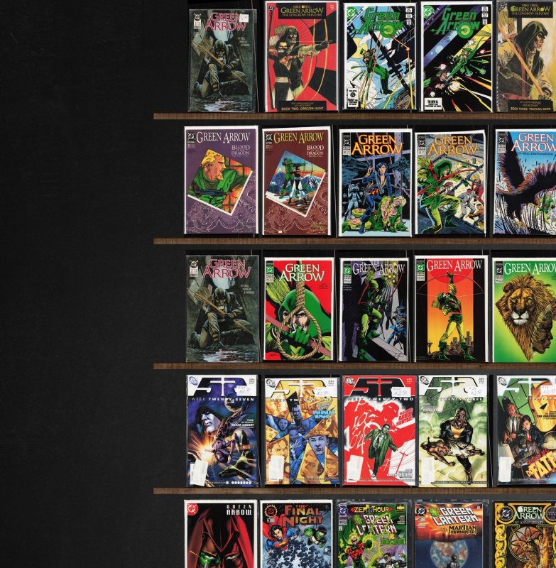 Huge Lot 160+ Comics with Green Arrow, 52, Gunfire, The Flash & More!