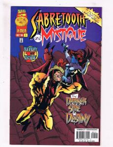 Sabretooth And Mystique # 1 VF/NM Marvel Comic Books X-Men Wolverine Gambit! SW8