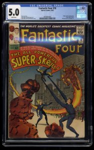 Fantastic Four #18 CGC VG/FN 5.0 White Pages 1st Appearance Super Skrull!