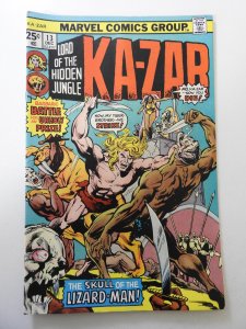 Ka-Zar #13 (1975) VG+ Condition
