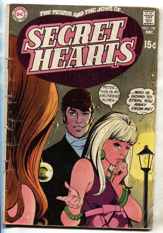 Secret Hearts #140--1969--DC Romance--Reach For Happiness--comic book