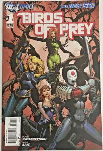 BIRDS OF PREY#1 VF/NM 2011 DC COMICS THE NEW 52!