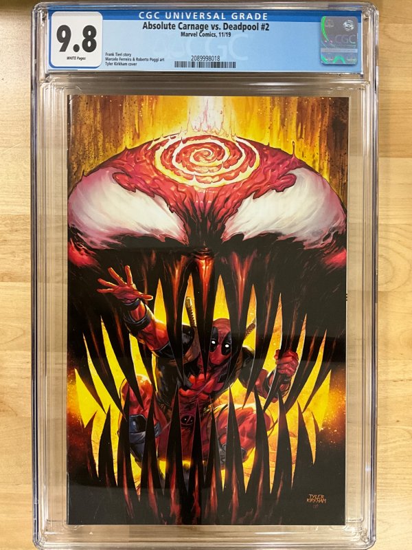 Absolute Carnage vs. Deadpool #2 Virgin Cover (2019) CGC 9.8