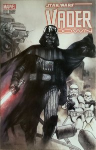 Star Wars Vader Down #1 DF Olivier Coipel Pure Line Art/BW COVERS SET W/COA.
