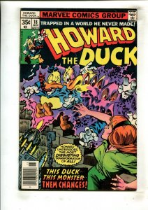 HOWARD THE DUCK #18 (7.0) NEWSSTAND!! 1977