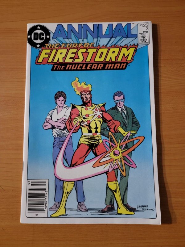 Fury of Firestorm Annual #3 Newsstand Variant ~ NEAR MINT NM ~ 1985 DC Comic
