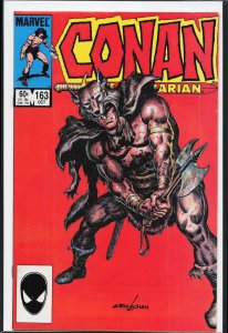 Conan the Barbarian #163 Direct Edition (1984) Conan