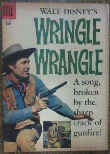 WRINGLE WRANGLE FOUR COLOR COMICS (Dell, 8/1957) #821 VG Disney. Photo Cover