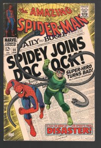 AMAZING SPIDER-MAN 56 F 1st APP.CAP GEORGE STACY (LOUISIANA  COLLECTION