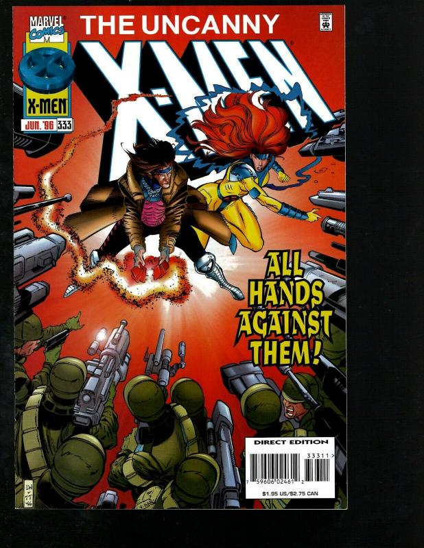 10 Uncanny X-Men Marvel Comics # 332 331 333 334 335 336 337 338 339 340 SM14