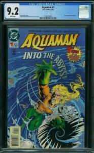Aquaman #1 (1994) CGC 9.2 NM-