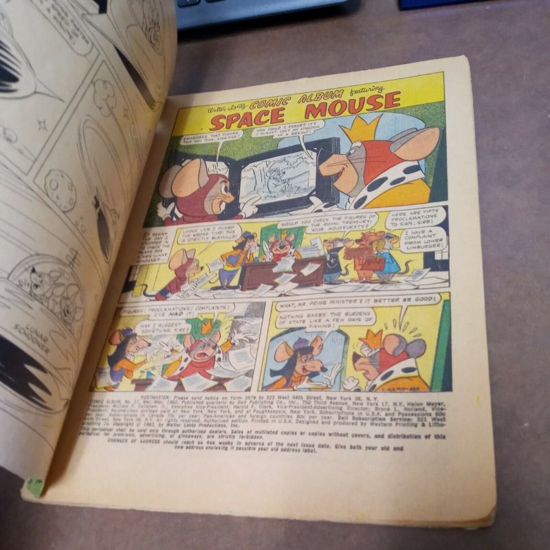 Comic Album 17 Space Mouse 1962 Dell comics walter lantz silver age cartoon rare