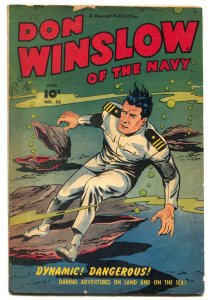 Don Winslow Comics #58 1948- CLAM COVER- Golden Age VG 