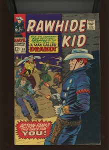 (1967) The Rawhide Kid #59 - SILVER AGE! A MAN CALLED DRAKO! (5.0/5.5)