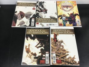 5PC DEADPOOL VS. OLD MAN LOGAN LOT (9.2) #1-5, #3 VARIANT!! 2017