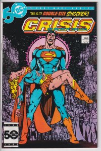 CRISIS ON INFINITE EARTHS #7 (Oct 198) NM- 9.2 white!