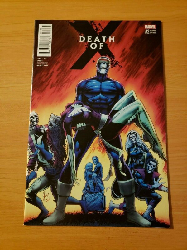Death of X #2 Variant Cover ~ NEAR MINT NM ~ (2016, Marvel Comics)